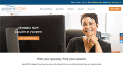 Desktop Screenshot of patientnow.com